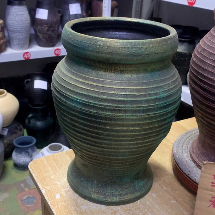 【闪购商品】红陶粗糙盆默认打孔高26口16