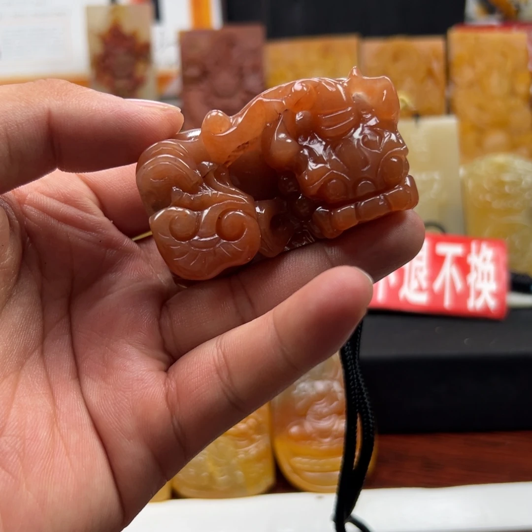 石英质玉（黄龙玉）未镶嵌多样性发货，发其一