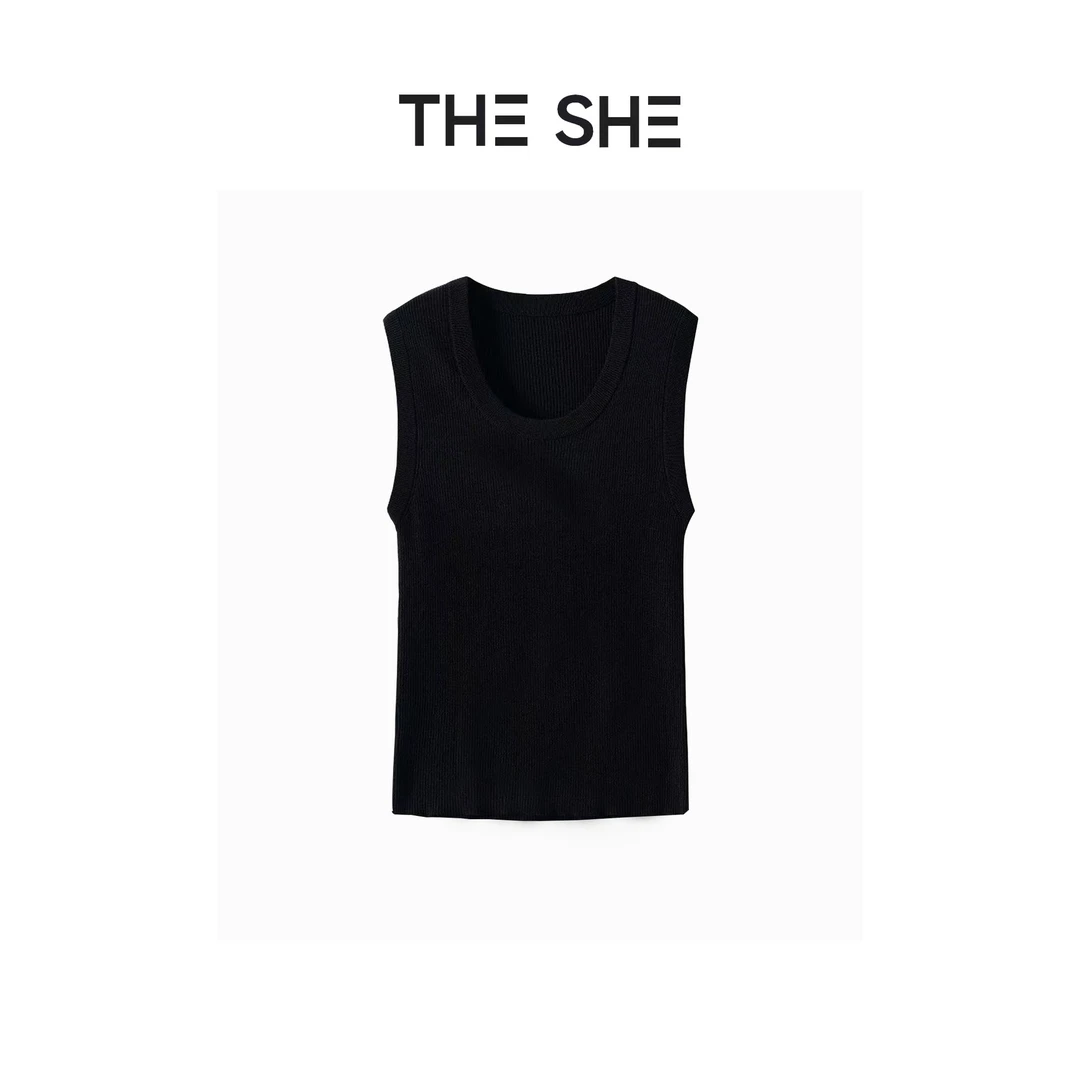 【Y·H】『法式气质U领背心』百搭气质显瘦