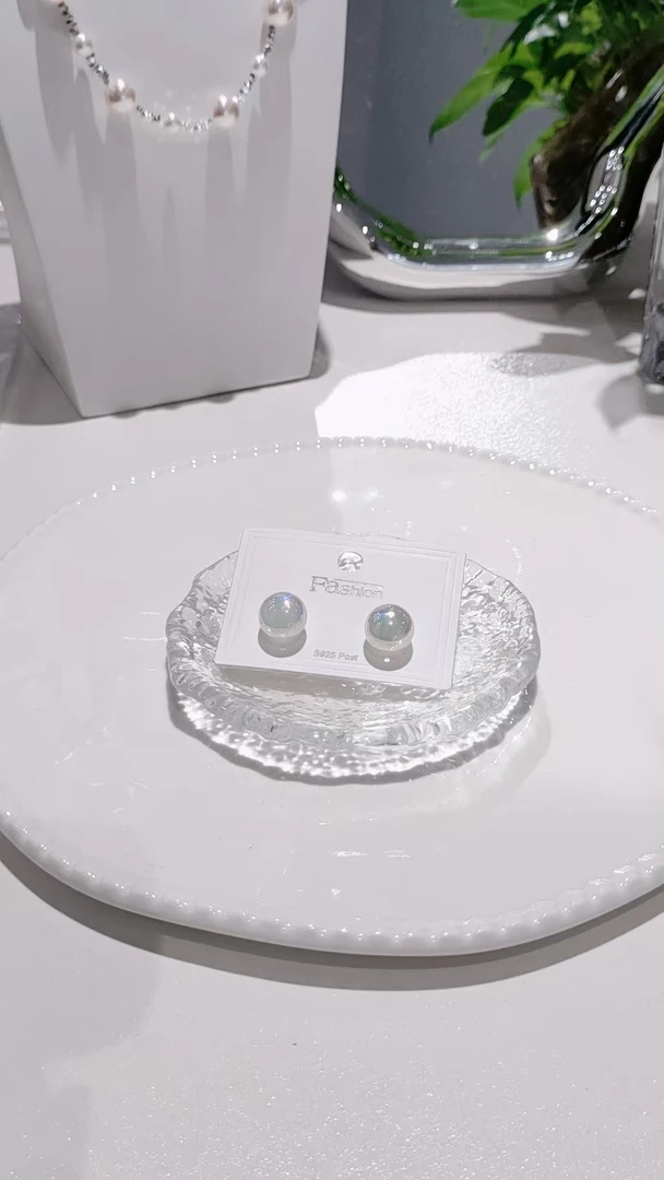 合金仿珍珠耳饰 【星·Star】004轻奢风经典人鱼姬气质耳钉百搭