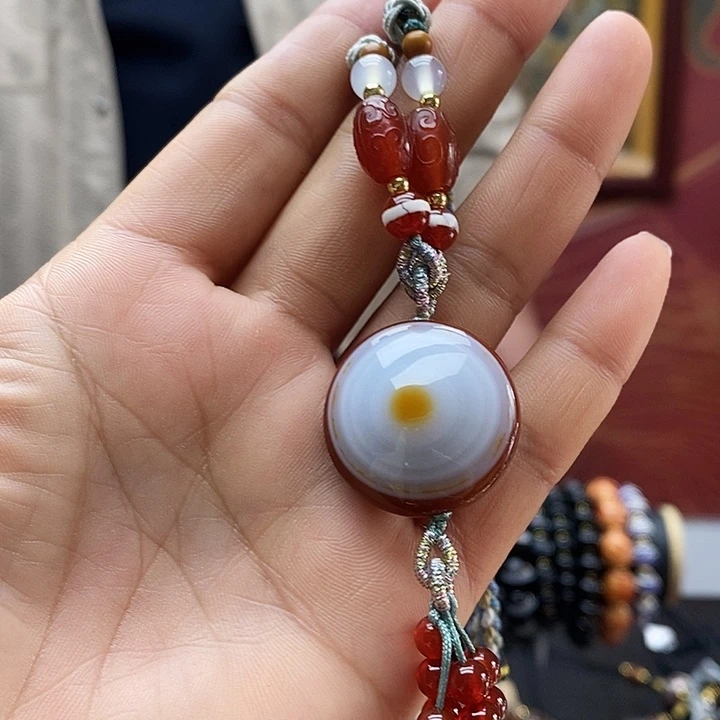 玛瑙/玉髓合金颈饰