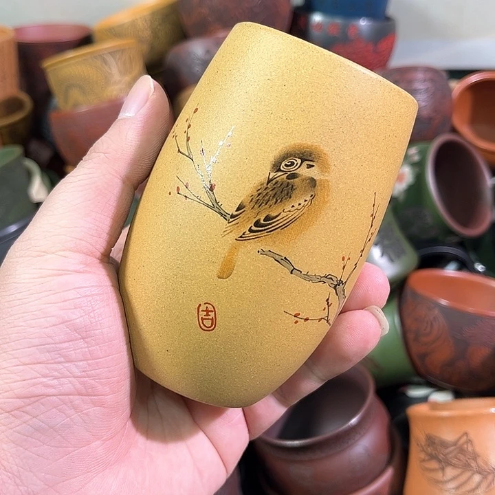 茶杯紫砂全手工紫砂主人杯