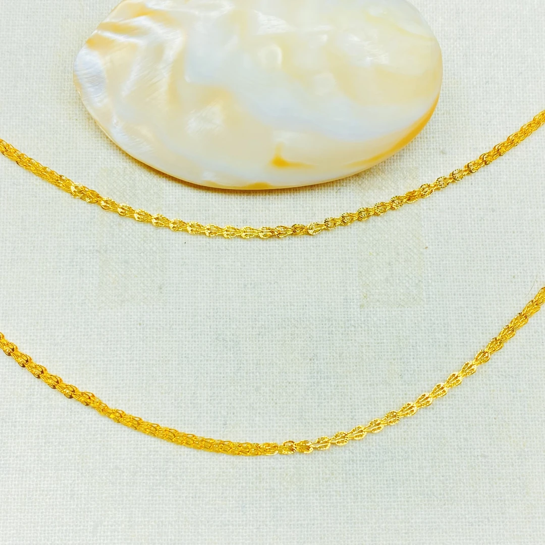 K04233经典黄色凤尾项链多样性发货48001