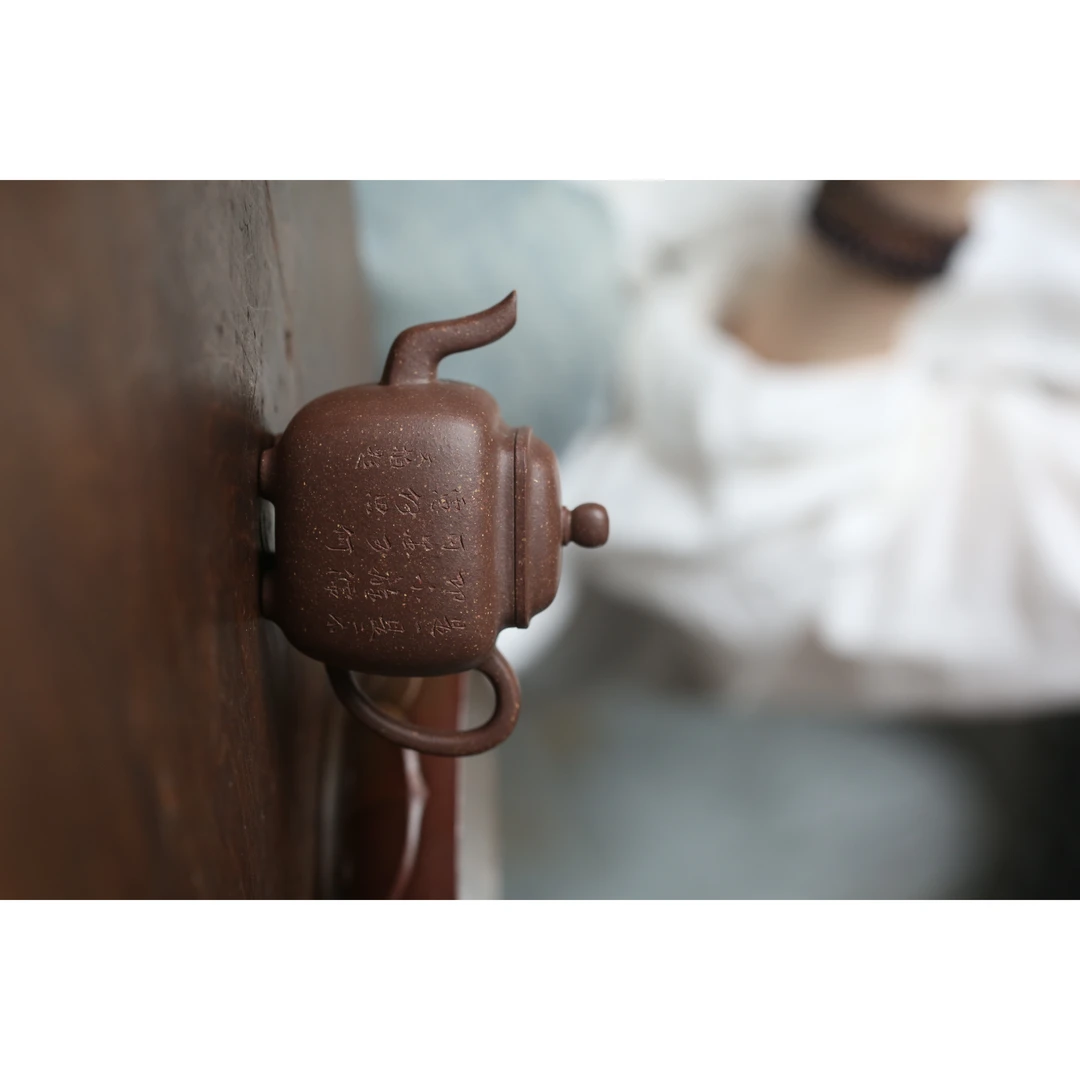 懂茶帝-宜兴原矿紫砂壶泡茶壶鸣远四方