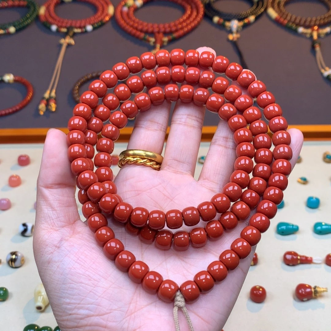 南红玛瑙未镶嵌颈饰