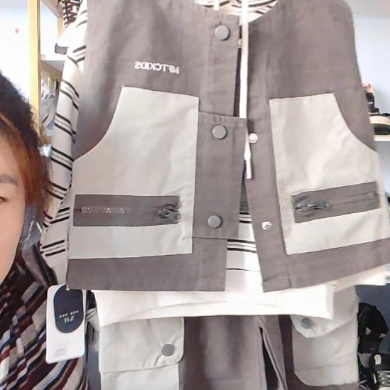 韩版马甲三件套120码