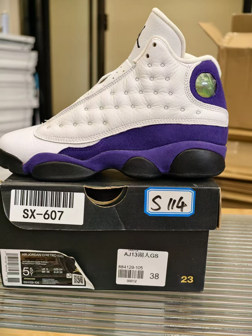 nike aj13 白紫 全新原盒 38码 11月17 孙