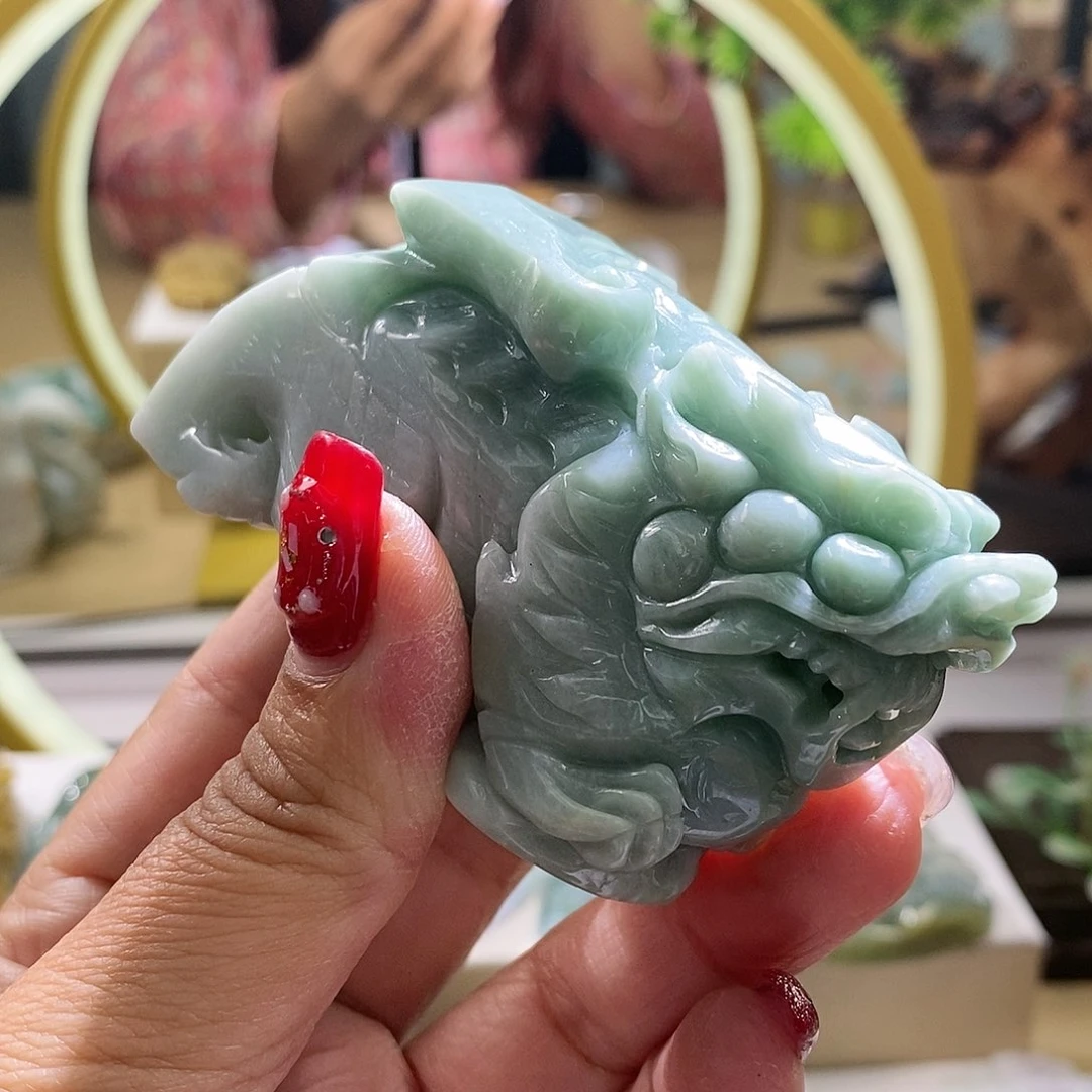 【闪购商品】翡翠颈饰未镶嵌貔貅