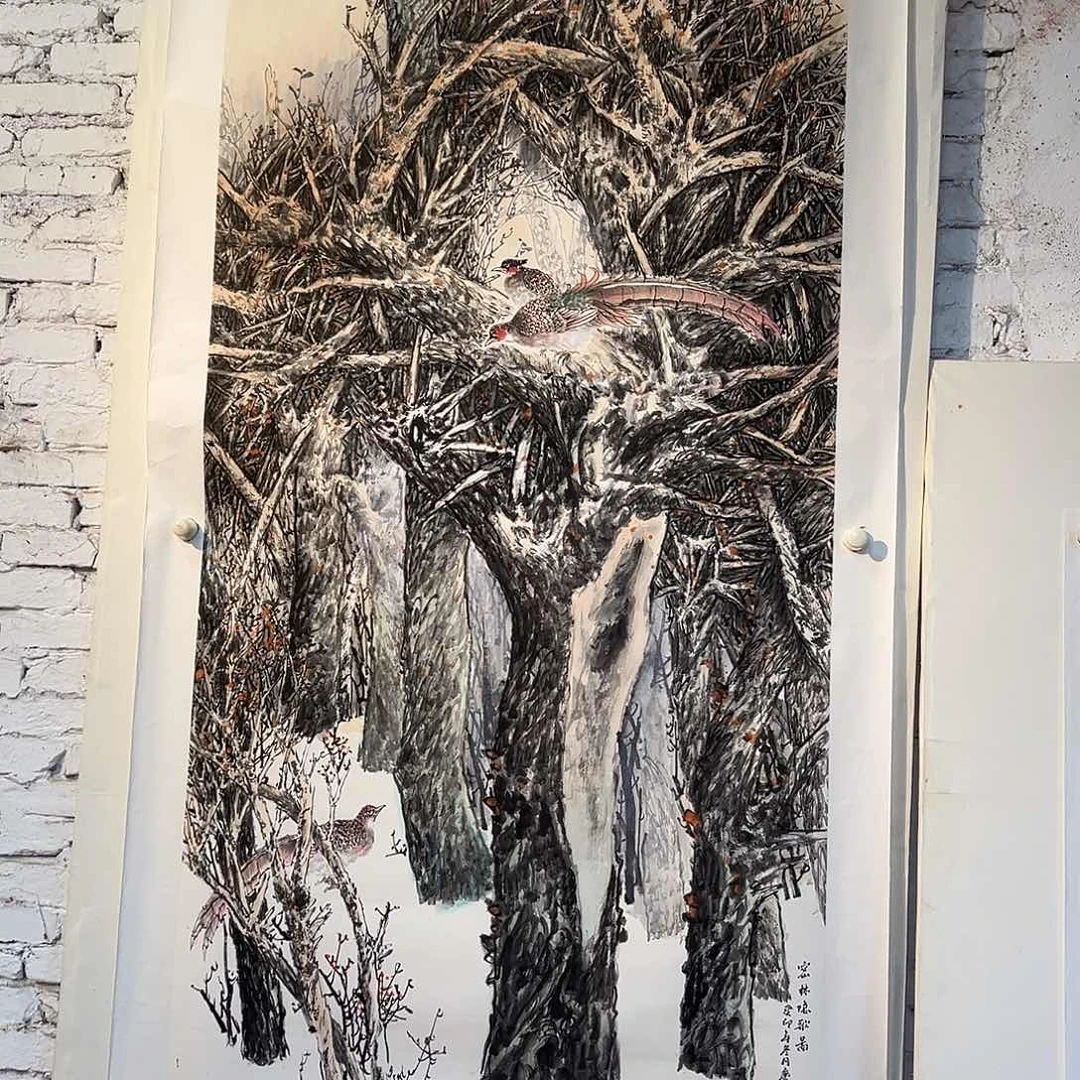 国画国画手绘作品欣赏