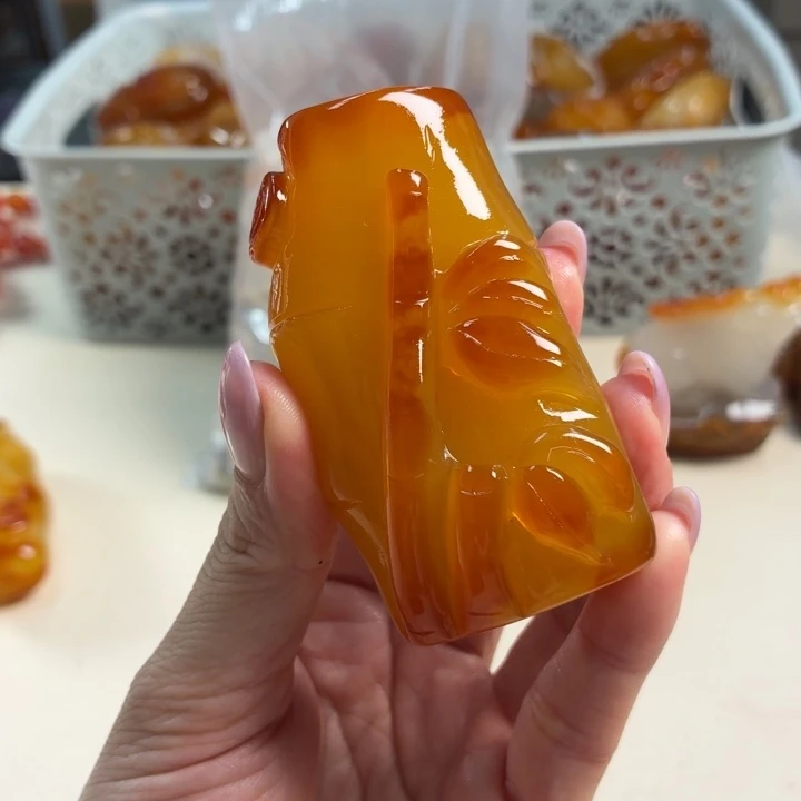 玛瑙/玉髓未镶嵌吊坠(不含链)