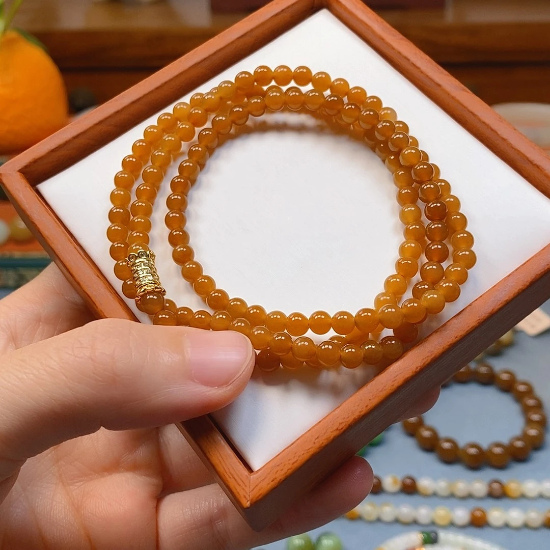 和田玉未镶嵌手串