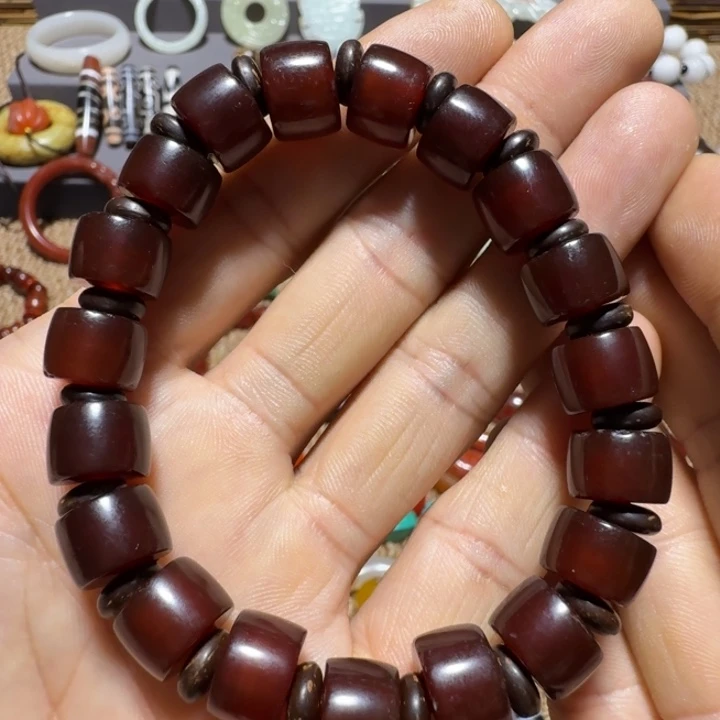 爱***松玛瑙/玉髓未镶嵌手链