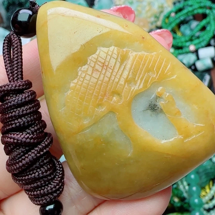 颈饰未镶嵌翡翠天然A货40