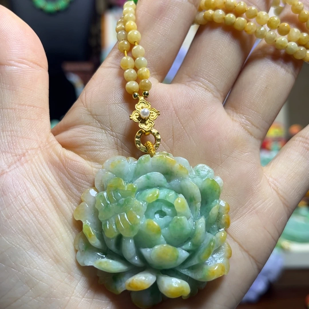 翡翠未镶嵌颈饰天然翡翠