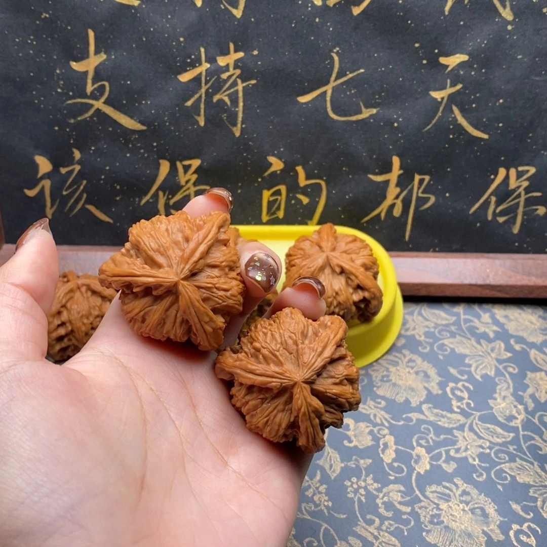 吊坠文玩核桃7白狮子