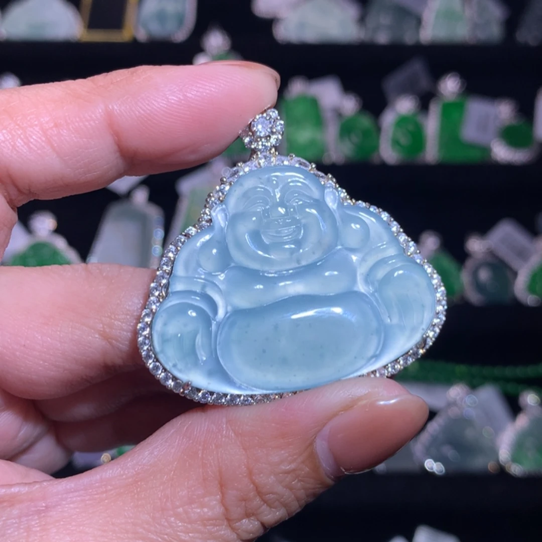 【闪购商品】颈饰银S925镶嵌翡翠