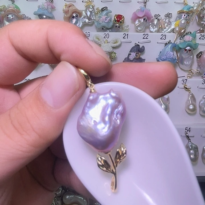颈饰合金淡水珍珠54