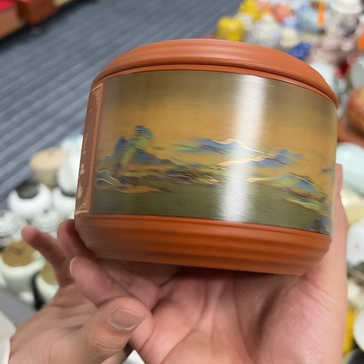 茶叶罐陶瓷家用储物罐瑕疵福利品介意勿拍