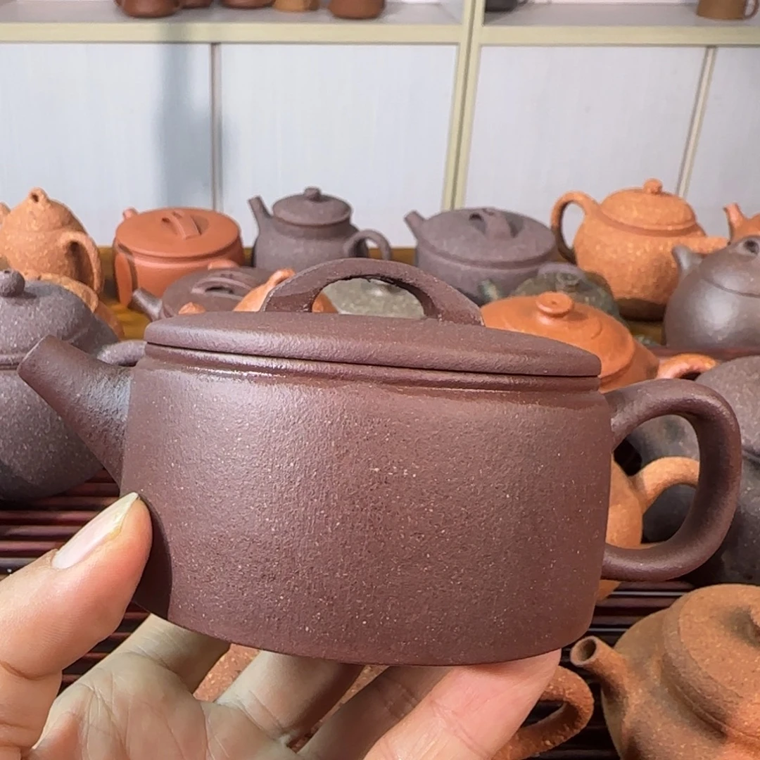 茶壶紫砂桃花泥汉瓦200cc