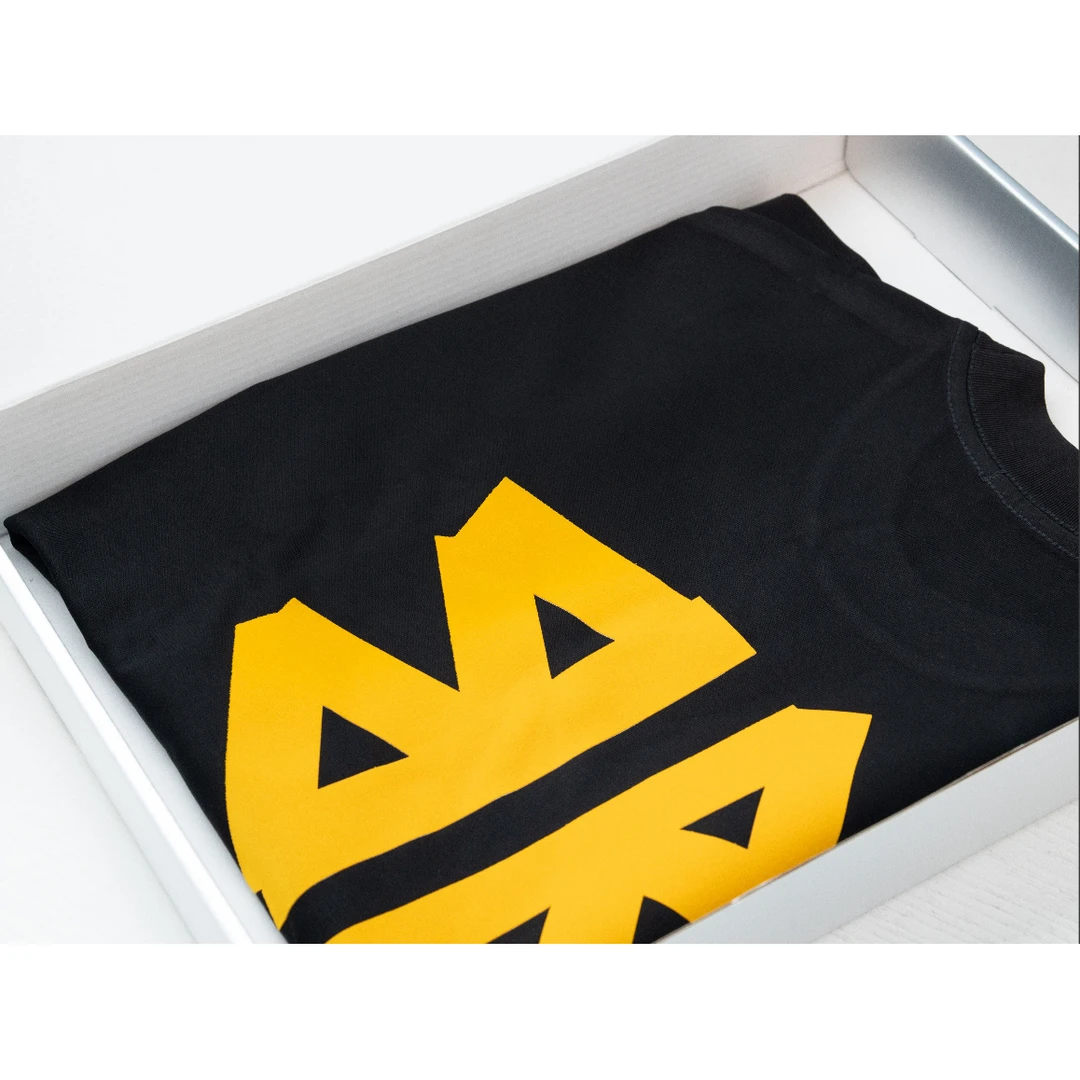 【老巴家双B简洁红字】 夏天重磅立体双B字宽松潮牌短袖T恤-06