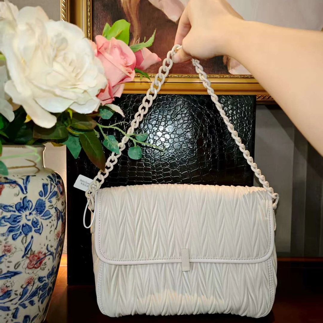 2025新款轻奢斜挎单肩褶皱包2367/2376【非大牌】ZQ