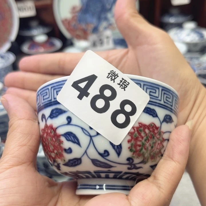 候***鸟景德镇陶瓷釉里红