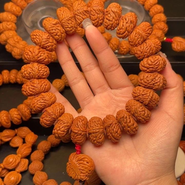 桃核手串?***酒23尺寸五爪金龙手持（4号链接）