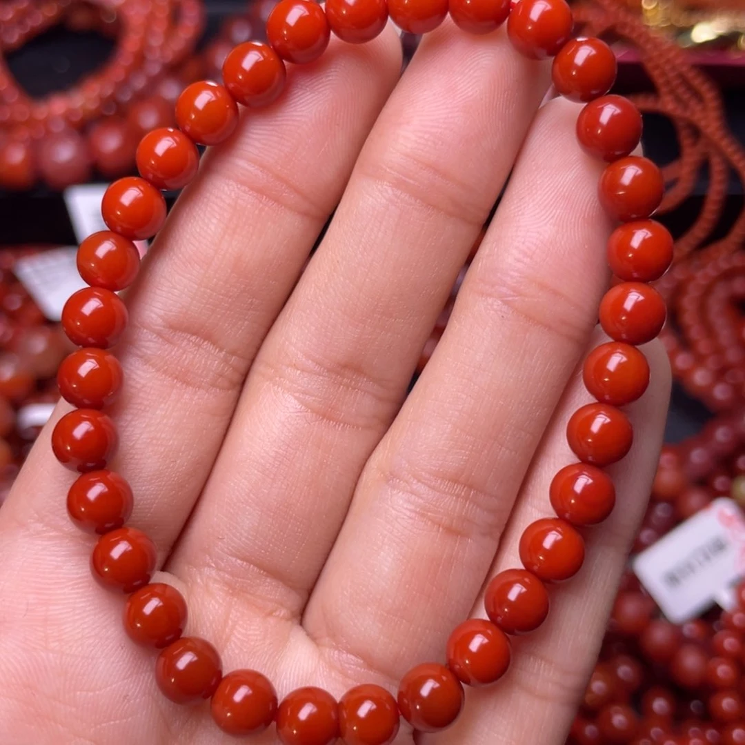 未镶嵌手链南红玛瑙