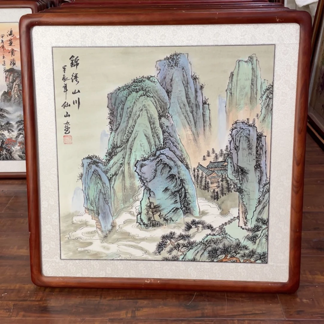 国画带框尺寸63*63厘米