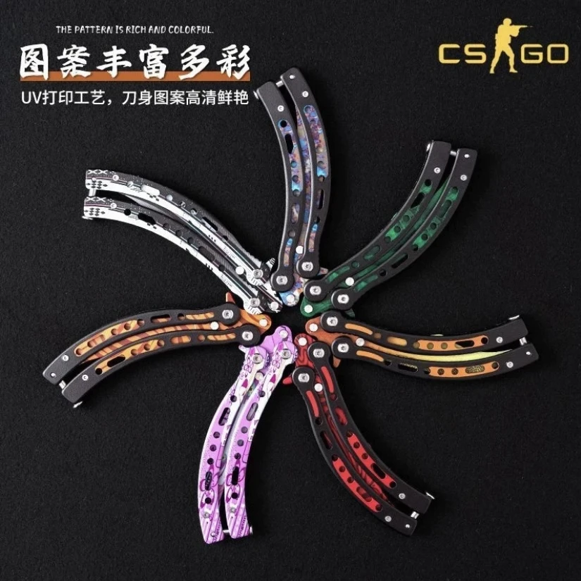 CSGO300套箱子+300套钥匙反恐精英蝴蝶爪子刀 周边道具直播秒发货