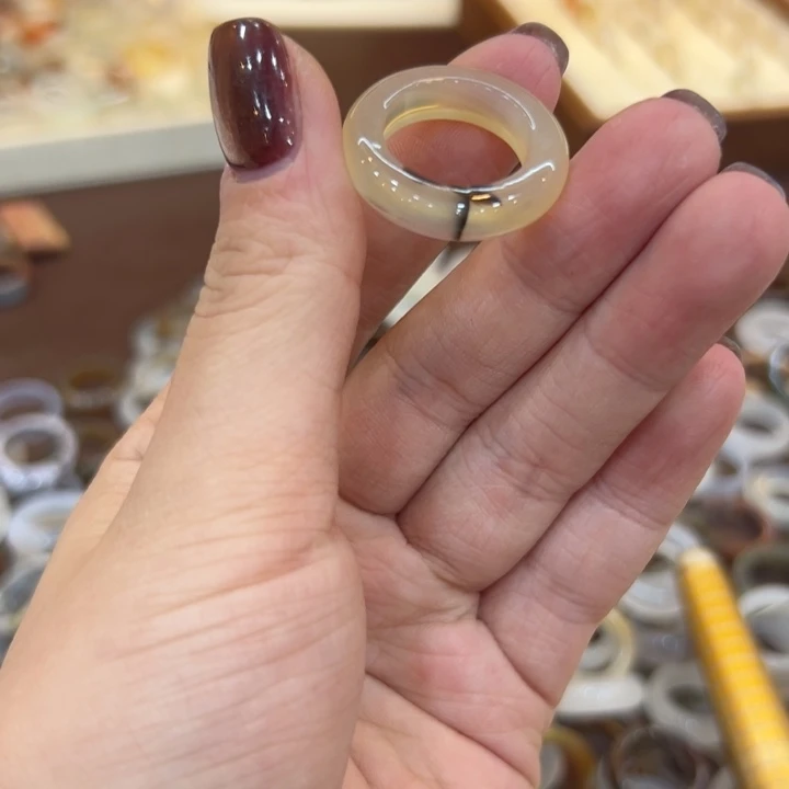 玛瑙/玉髓合金戒指196港15送一