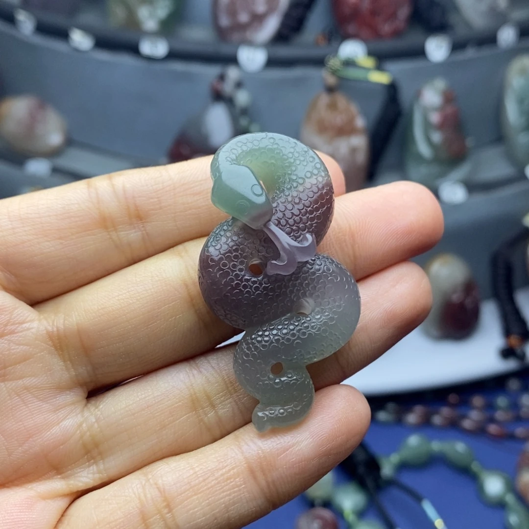 玛瑙/玉髓未镶嵌吊坠(不含链)