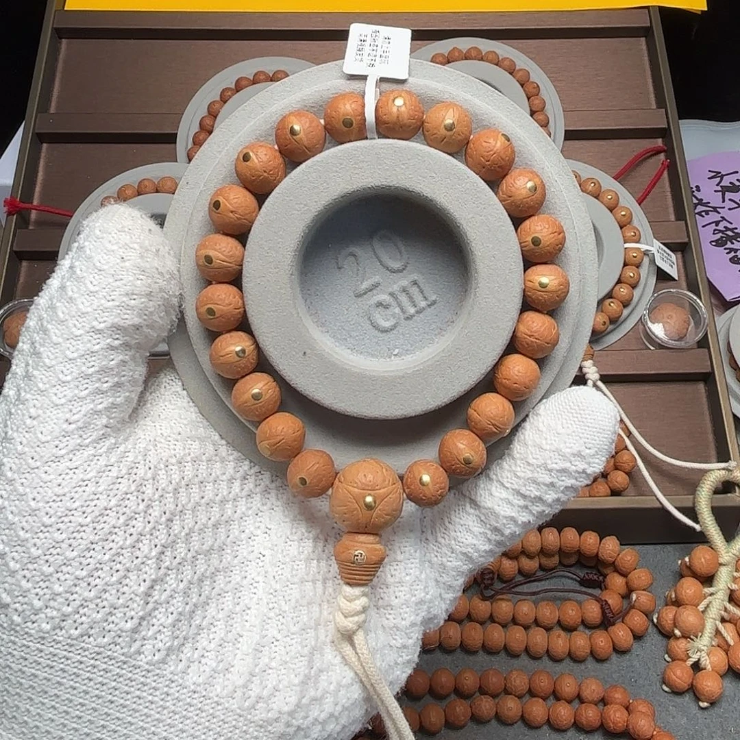 凤眼菩提手串25年尼泊尔11.5单仓铜钉款