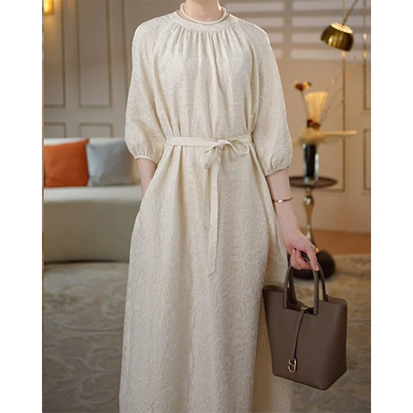 【桑蚕丝大W】重磅冠乐绉桑蚕丝连衣裙