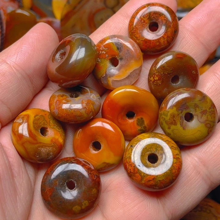 玛瑙/玉髓未镶嵌吊坠