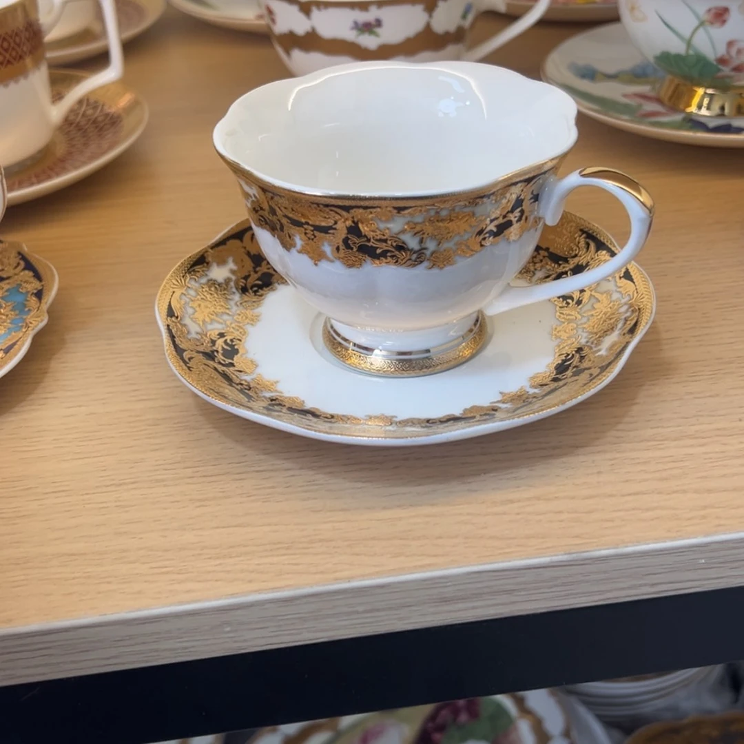 【闪购商品】瓷片220cc容量咖啡杯碟一单一套福利价