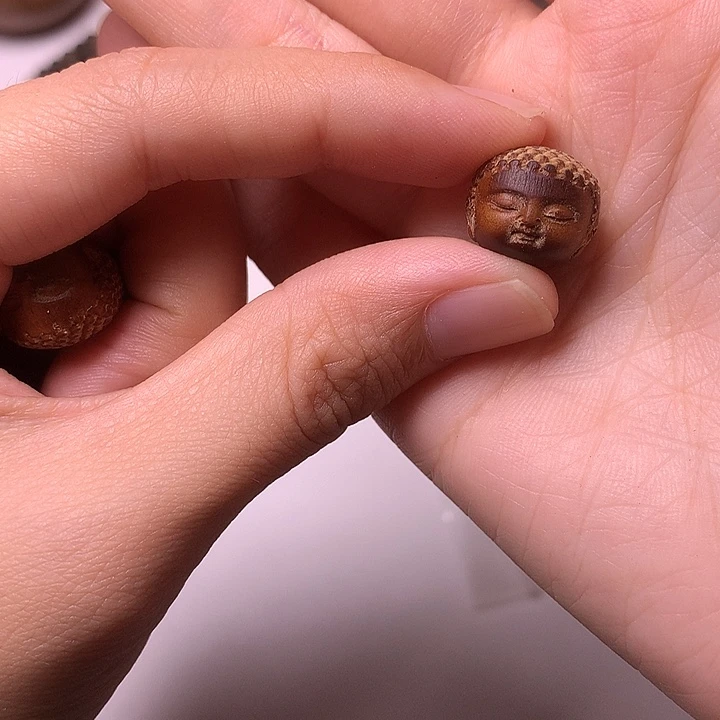 檀香木无事牌檀香佛头