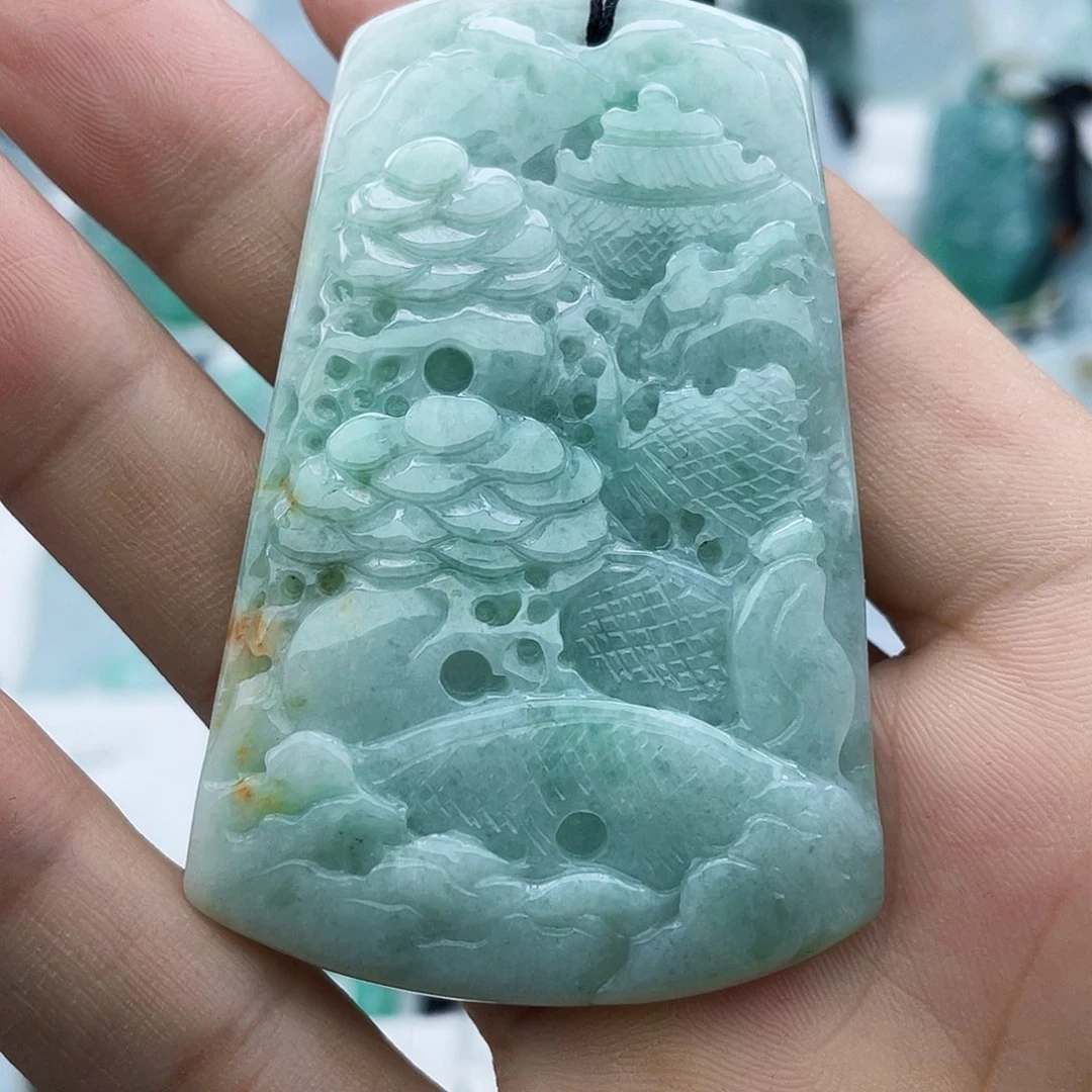 颈饰未镶嵌翡翠翡翠