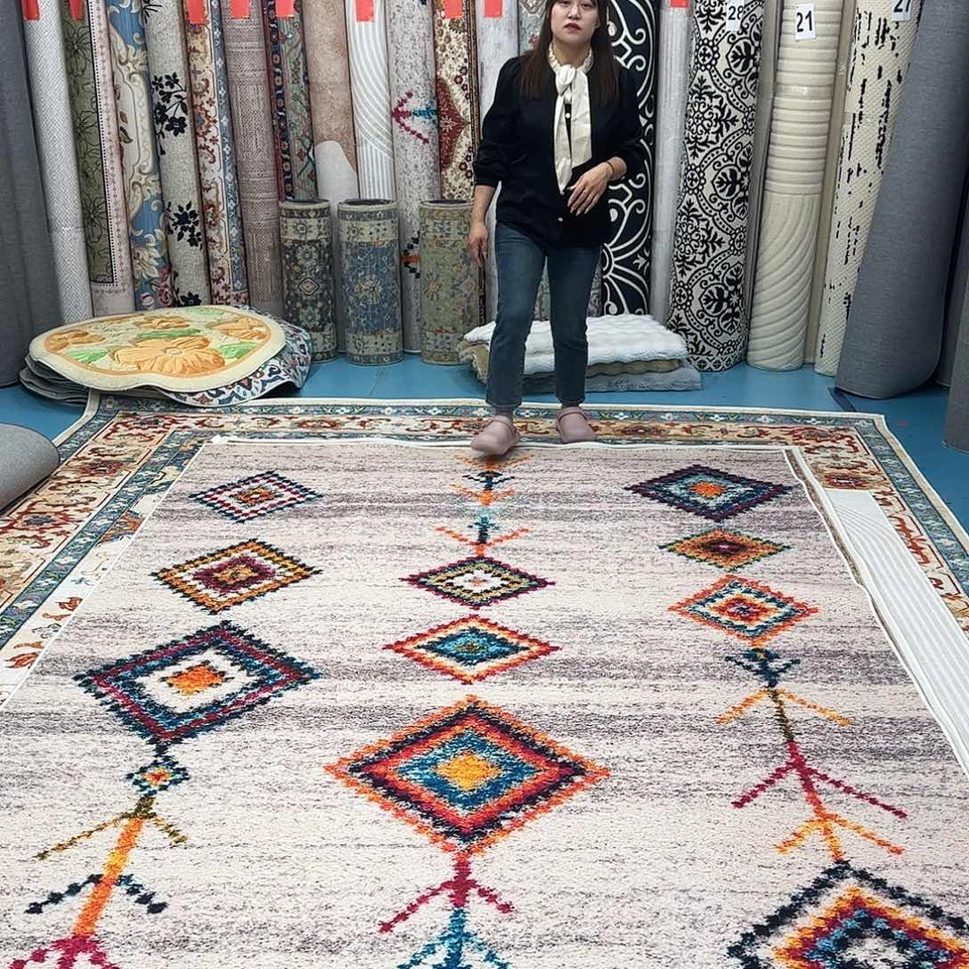 混纺200×300误差±1-3cm乳胶棉布底比利时绒特价