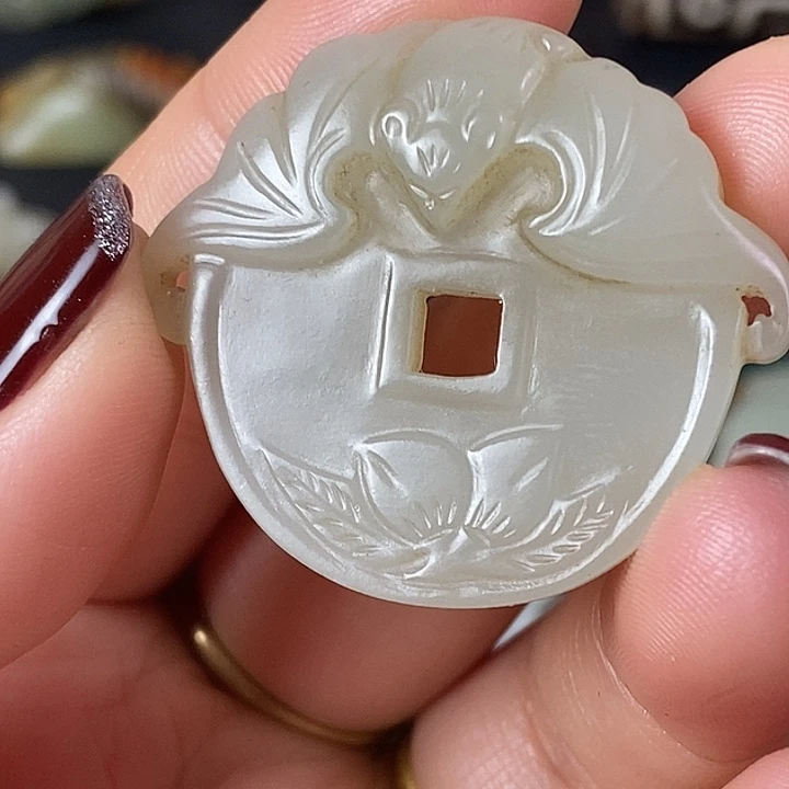 和田玉（糖玉）挂件未镶嵌鑫****@