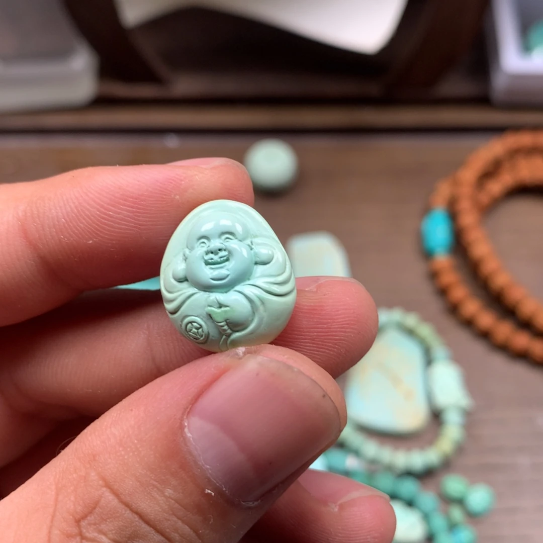 绿松石未镶嵌雕刻
