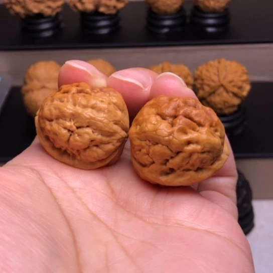 文玩核桃把件脑纹青蛙13