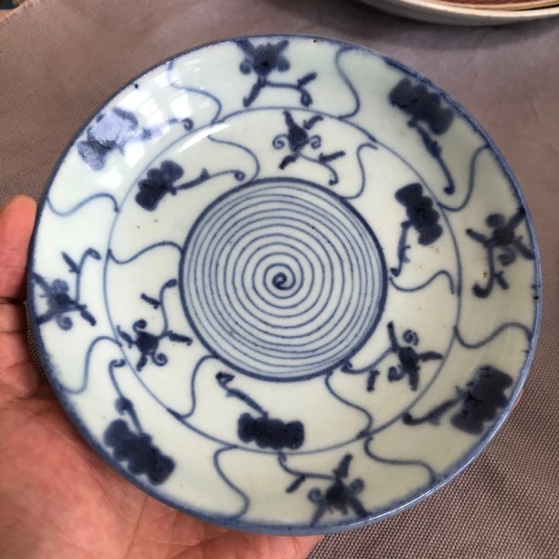 灵芝纹盘全品小号