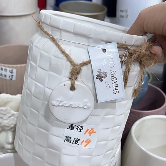 多肉绿植陶瓷花盆9.9包邮