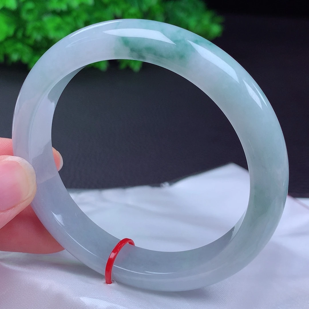 翡翠未镶嵌手镯61圈口432212