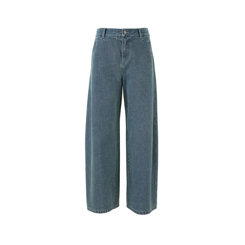 YOEYYOU 设计师品牌25早春新品外弧立体长裤百搭纯色时尚休闲简约