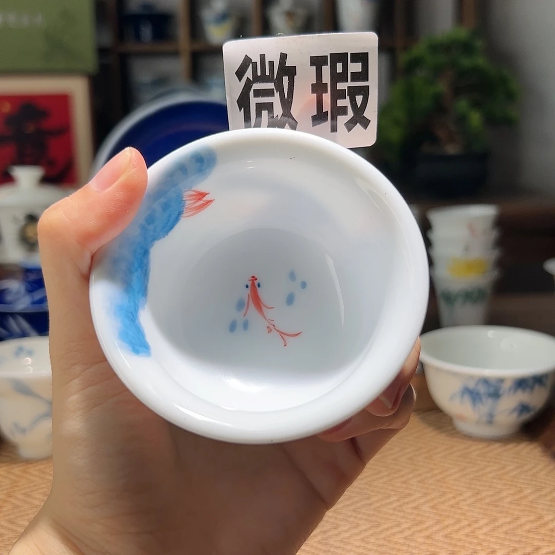 【闪购商品】微瑕 手绘 压手杯