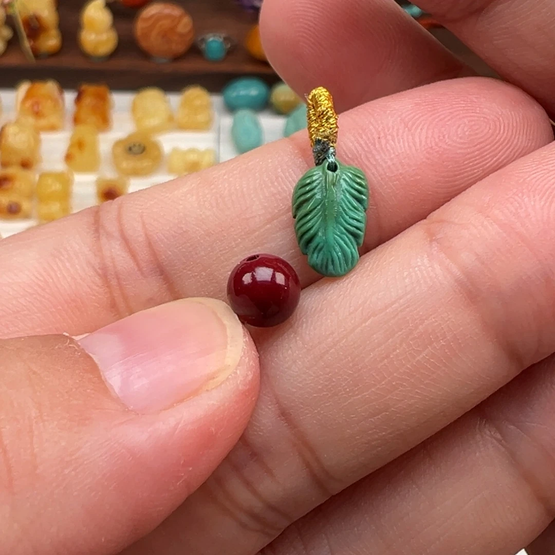 南红玛瑙未镶嵌吊坠(不含链)