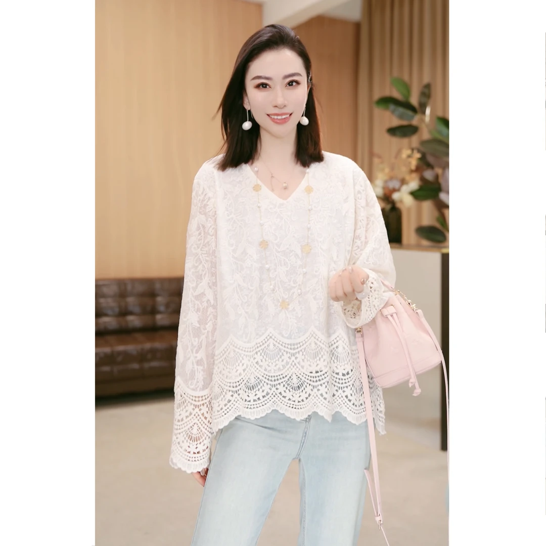 林果&季得 【奇迹时刻】时尚减龄气质百搭女士长袖款T恤