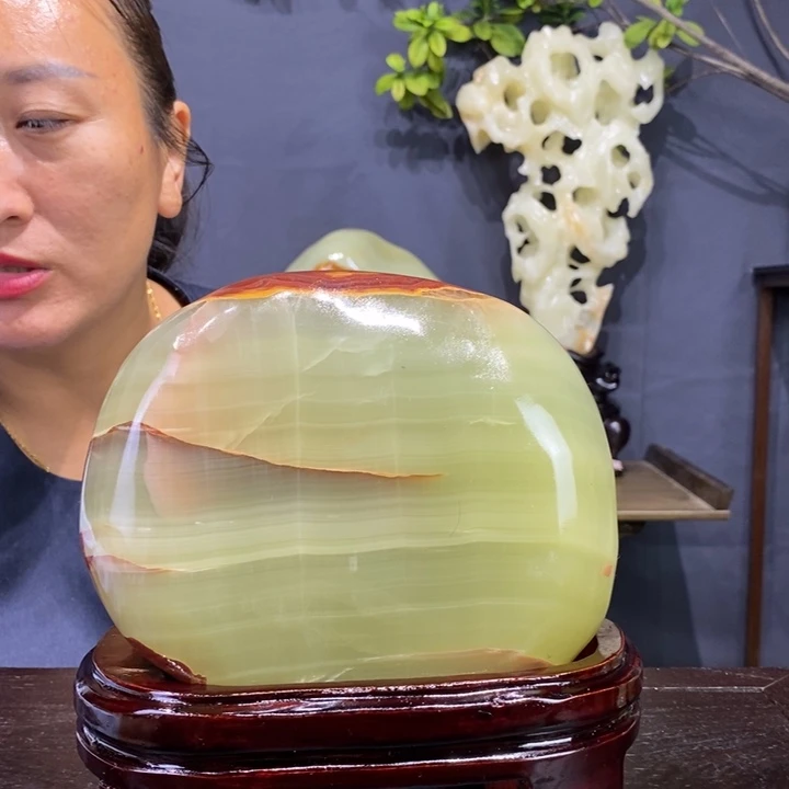 石材伊朗古青石摆件